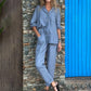 💕50% KORTING💕2-delige damesset - Oversize shirt en broek