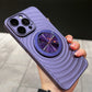 Magnetisch telefoonhoesje met ribbelpatroon en standaard
