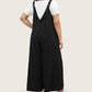 Jumpsuit met brede benen en verstelbare bandjes