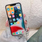 Telefoonhoesje voor iPhone met Olieverf Bloem en Vlinder