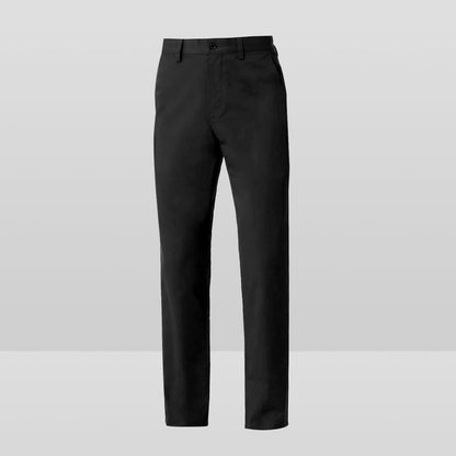 Hoge stretch broek met rechte benen