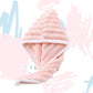 Haar Drooghanddoek Cap met Knop
