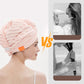 Haar Drooghanddoek Cap met Knop