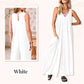 🌸Mouwloze V-hals wijde pijpen jumpsuit voor dames