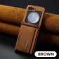 Opvouwbare portemonnee telefoonhoes met crossbody riem