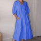 Vrouwen V-hals Casual Jurk