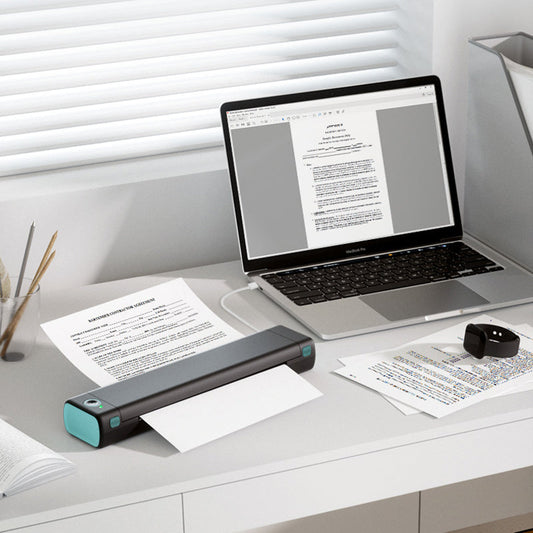 🔈50% KORTING 🔥D810 Draagbare Bluetooth thermische printer – Ideaal voor tattoostudio's en kantoren🖨️📱