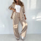 Voorjaarsspecials🌸 Casual Beige 2-delige set voor dames