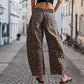 🐆👖Casual broek met luipaardprint en zakken