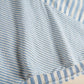 Dames casual oversized V-hals gestreepte top