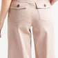 🔥2025 HOT SALE🔥Stretch Twill Cropped Broek met Wijde Pijpen