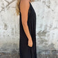 Elegante Kant Maxi Jurk met V-hals en Spaghetti Bandjes voor Vrouwen