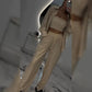 💕2025 HOT SALE💐Paillettenblazer en wijde broek voor dames (set van 3 stuks)