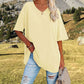 Casual los V-hals T-shirt voor dames