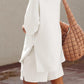 Casual top met split & korte broek 2-delige set voor dames