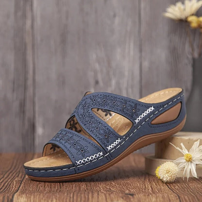🔥Laatste dag 50% korting 🔥| Hoogwaardige orthopedische instapsandalen met een dikke plateau