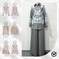 Elegante set van blouse en broek met bloemenprint en wijde pijpen voor dames