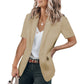 ✨Nieuw binnengekomen✨🌸Stylish, casual blazer met korte mouwen voor dames