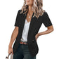 ✨Nieuw binnengekomen✨🌸Stylish, casual blazer met korte mouwen voor dames