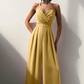 Effen, taille-afslankend, recht jumpsuit met hemdje voor dames