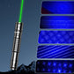 Laserzaklamp met kleurenpatroon