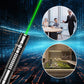 Laserzaklamp met kleurenpatroon