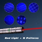 Laserzaklamp met kleurenpatroon