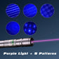Laserzaklamp met kleurenpatroon