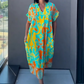 Casual Elegante Geprinte V-Hals Jurk – Vrouwelijk & Tijdloos🌸Speelse print, flatterende pasvorm – Nu 65% speciale korting!