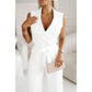 ☀️Frauen Mouwloze V-hals Effen Jumpsuit🕊️