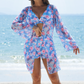 3-delige bikiniset voor dames met cover-up