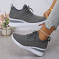 🎁2026 Nieuw binnen 50% KORTING💥👟 ✨Ademende Mesh Sneakers Met Strass: Fijn Voor De Zomer, Mooi Voor Elke Outfit!