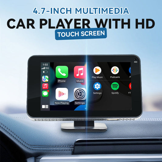 🎁2026 Nieuw binnen 50% KORTING💥📱4,7-inch HD-touchscreen multimediaspeler voor in de auto — Met een simpele veegbeweging verandert uw auto in een slim entertainmentcentrum! 🚗✨