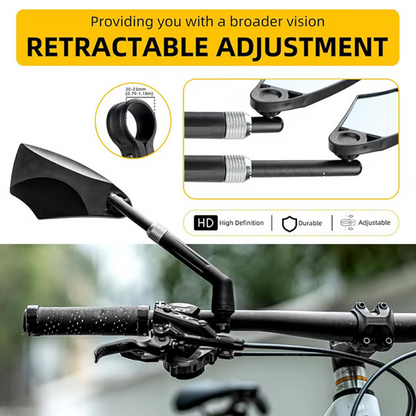 ⏳Tijdelijke Aanbieding⏰360° verstelbare fiets Spiegel voor op het stuur🚵‍♂️