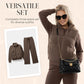 💖2025 Hot Sale 50% Korting💖Warme en comfortabele 3-delige set voor dames