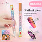 🎁Kerstcadeau! 50% Korting op 12-Kleurige Professionele Nail Art Penset – Ultraprecieze 0,7 mm Punt & Snel Droogend ✨💅