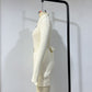 Geribbelde gebreide bodycon-trui voor dames