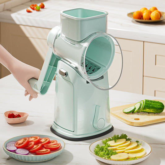 🔥Kerstspecial  50% KORTING!!!🔥Multifunctionele handmatige groentesnijder met slinger