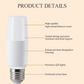 Lichtsterke LED-lamp met hoge lichtopbrengst en lange levensduur