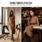 🎁2026 Nieuw binnen 50% KORTING💥Elegante Coltrui Bodycon Jurk met Lange Mouwen