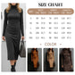 🎁2026 Nieuw binnen 50% KORTING💥Elegante Coltrui Bodycon Jurk met Lange Mouwen