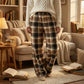 👖 Retro Geruite Damesbroek – Dikke Stof & Rechte Pasvorm | 50% KORTING