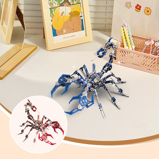 📢 50% korting! – 3D Scorpion Metal Puzzel Kit ✨ Mechanisch assemblagemodel zonder lijm of batterij – Uitdagend & creatief voor volwassenen en tieners! 🦂⚙️
