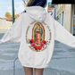 Unisex oversized Guadalupe hoodie met print