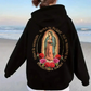 Unisex oversized Guadalupe hoodie met print