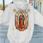 Unisex oversized Guadalupe hoodie met print