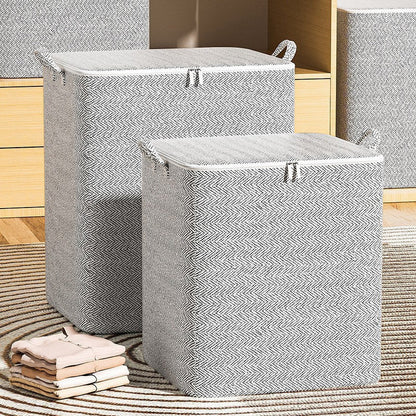 🎉Nieuwjaars Cadeau 50% KORTING!🧺Extra Grote Opbergtas (110-220L): Duurzaam Non-Woven – Ruim Voor Dekbedden, Kleding & Meer!