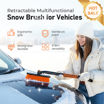 🚗Multifunctioneel hulpmiddel voor het verwijderen van sneeuw en ijs van auto's