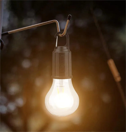🌞Outdoor Camping Hangende Type-C Oplaadbare Retro Gloeilamp Verlichting Decoratie