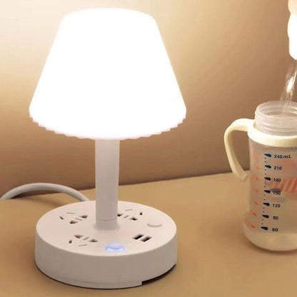 🔥Nieuw binnen 50% KORTING🎁Tafellamp met USB-poort en stopcontact